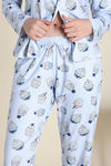 Zivame Knit Poly Pyjama Set - Orchid Tint — thumbnail 7